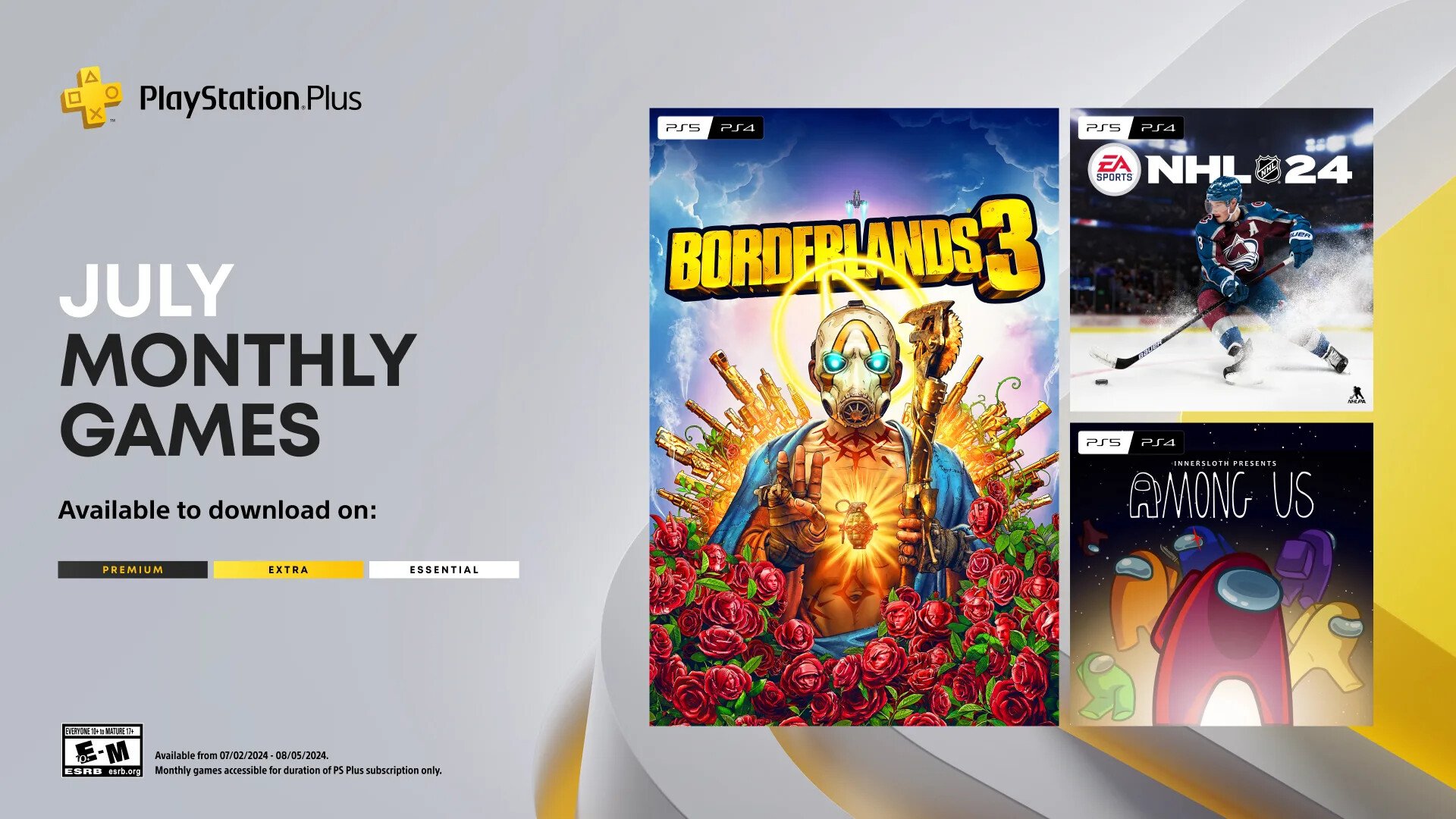 В июле в PS Plus раздадут Borderlands 3 и ещё 2 игры