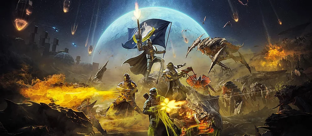 Моддер добавил в Helldivers 2 скин девушки-десантника в сексуальной броне