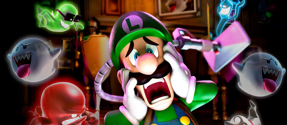 Nintendo показала новый трейлер Luigi's Mansion 2 HD, в котором на героя нападают разные приведения