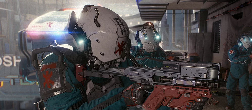 Парень впечатлил Reddit, воссоздав костюм медика «Траума тим» из Cyberpunk 2077