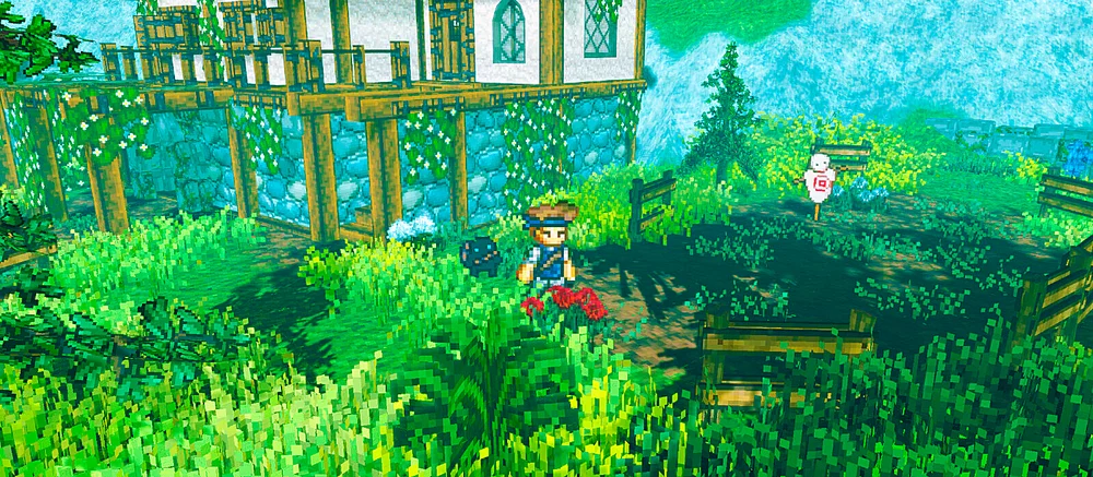 Вышел геймплей новой фэнтезийной RPG с открытым миром и крафтом, в которой смешали 2D и 3D