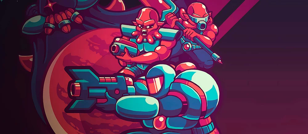 На PC и консолях вышел фантастический шутер с пиксельной графикой, элементами метроидвании и атмосферой 90-х