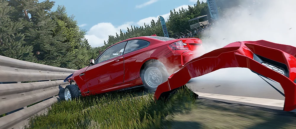 Появились новые кадры бесплатной гонки с тюнингом и разрушаемостью, которую делают российские разработчики