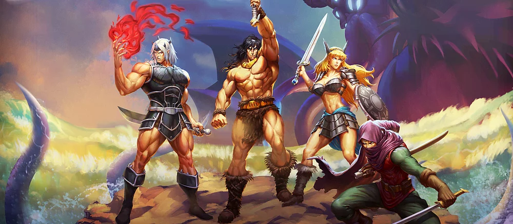В Steam и на консолях вышел новый экшен про Атлантиду, напоминающий Golden Axe и другие культовые игры из 90-х