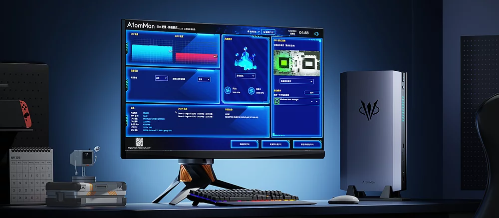 Анонсирован мощный мини-ПК с Core i9-14900HX и RTX 4070