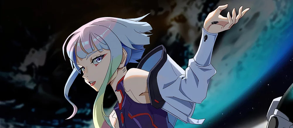 Авторы аниме Cyberpunk: Edgerunners показали летние версии Люси и Ребекки в одних купальниках