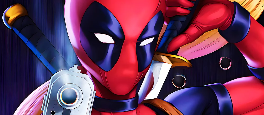 Девушка разделась и перевоплотилась в Леди Дэдпул, разрисовав красками свое тело