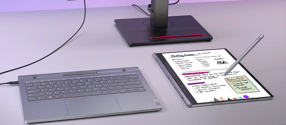 Lenovo представила инновационный ноутбук-трансформер с двумя ЦП и ОС