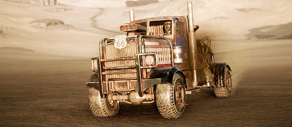 На ПК выйдет автосимулятор с открытым миром и тюнингом про постапокалиптисис, где нужно гонять на грузовиках с оружием