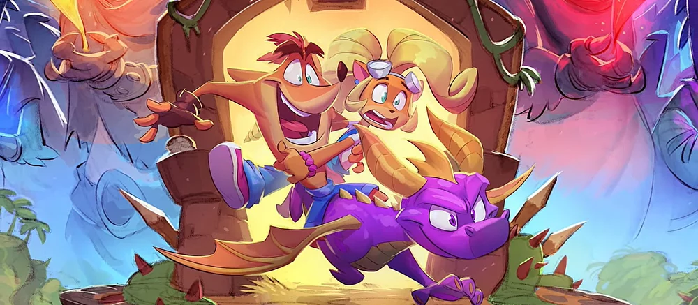 Отмененная Crash Bandicoot 5 задумывалась как кроссовер со Spyro