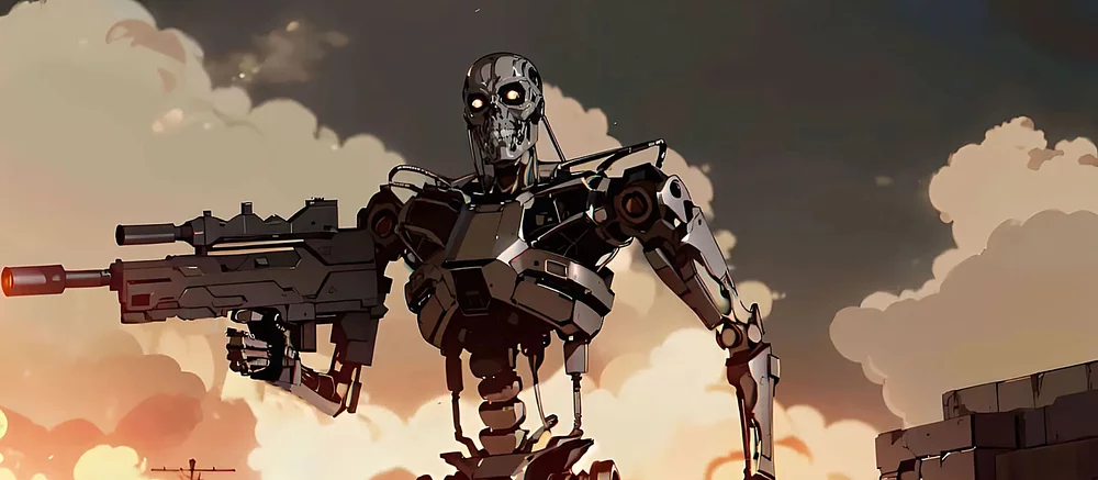 Вышел брутальный «взрослый» трейлер аниме Terminator Zero