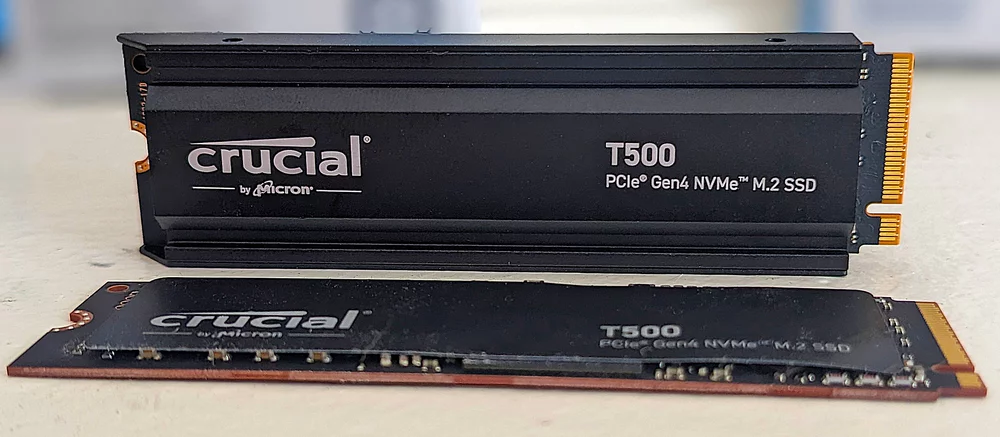Crucial представила SSD T500 объёмом 4 Тб в нескольких вариантах исполнения