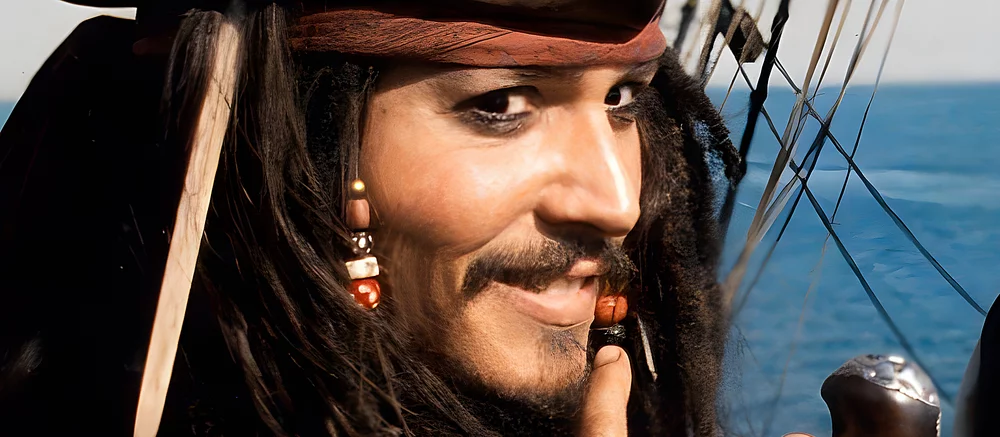 Джонни Депп вновь перевоплотился в культовый образ капитана Джека Воробья из «Пиратов Карибского моря»