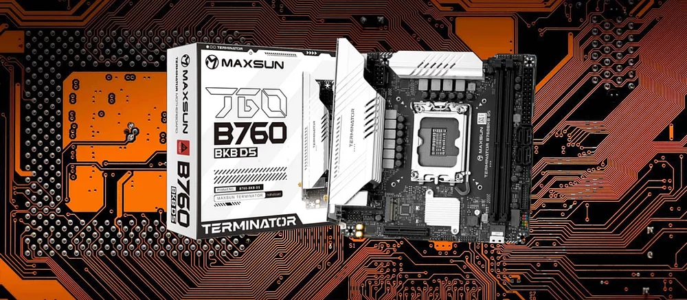 MaxSun представила уникальную материнскую плату с перевёрнутым слотом PCIe