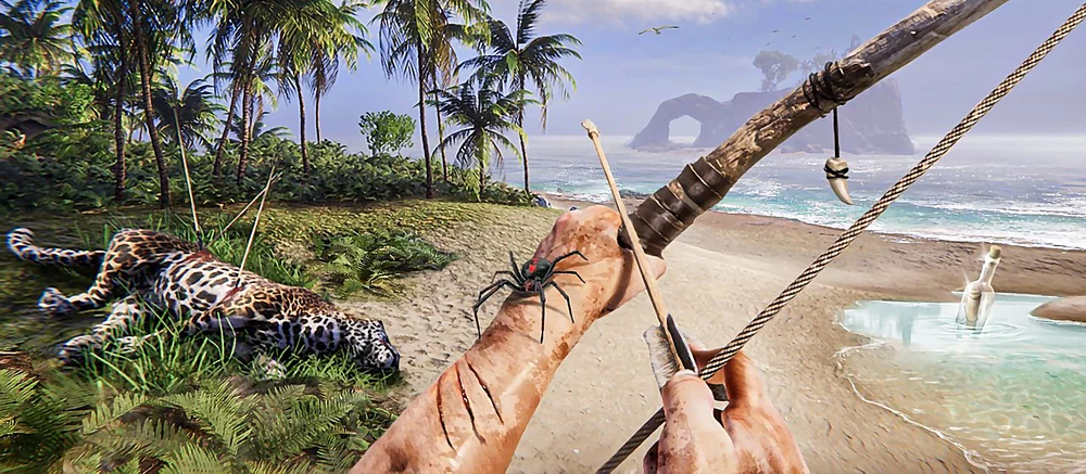 На ПК вышла выживалка с открытым миром, крафтом, строительством и охотой, где нужно исследовать тропические острова