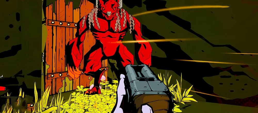 В Steam вышел брутальный шутер с полной разрушаемостью, который выглядит как комиксовая версия Doom