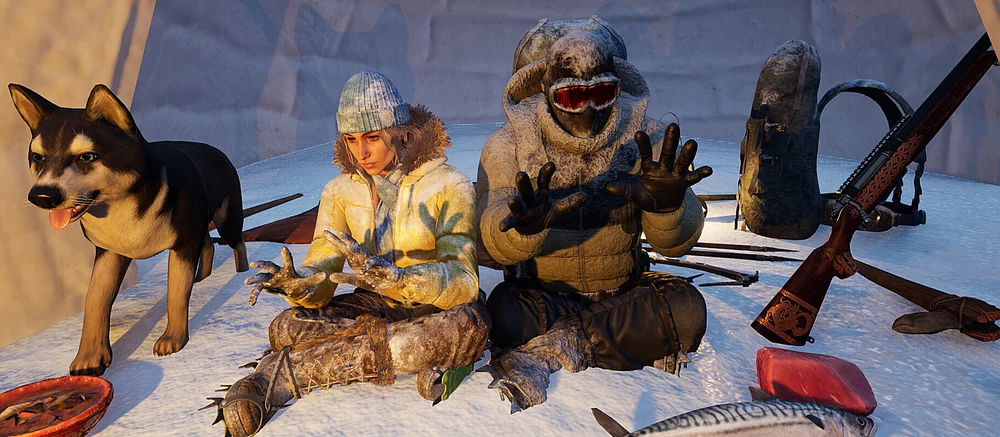 В Steam выйдет кооп-выживач про вечную зиму с постройкой баз и приручением животных — Ice World