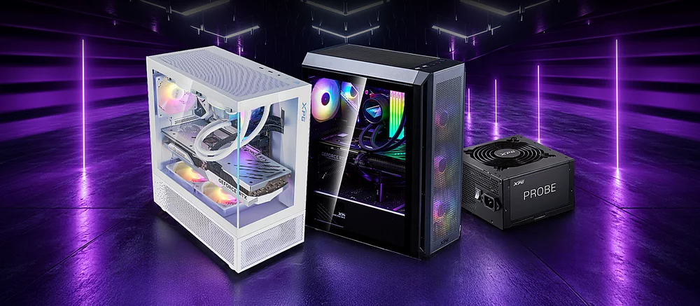 XPG выпускает пару доступных корпусов и серию блоков питания