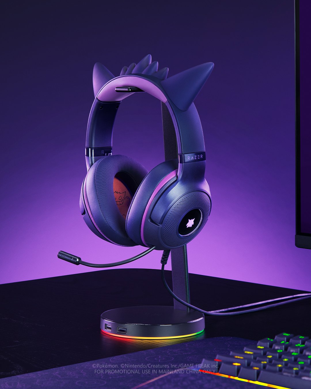 Razer показала гарнитуру Kraken Kitty V2 с дизайном одного из покемонов