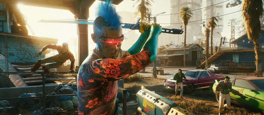 Авторы Cyberpunk 2077 показали раннюю версию ещё одного уровня и сравнили его с финальным вариантом