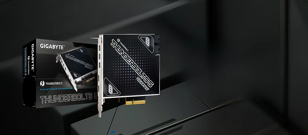 Gigabyte облегчает доступ к Thunderbolt 5 для владельцев старых материнских плат с новой картой расширения