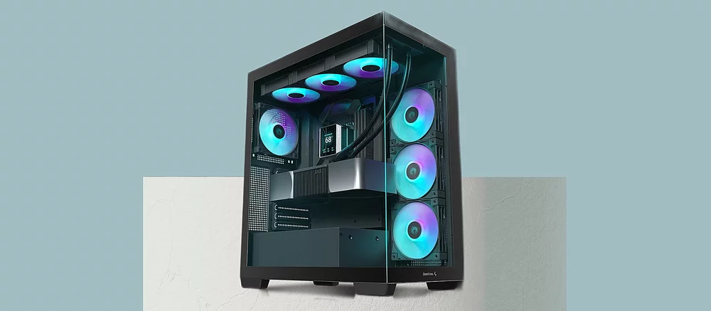Представлен панорамный корпус DeepCool CG580 с поддержкой плат с тыловыми разъёмами