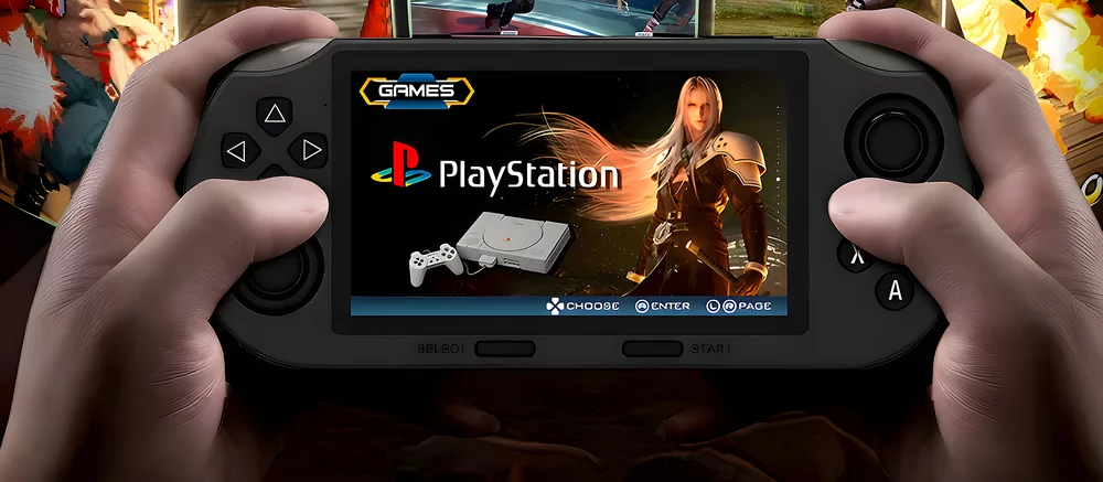 Представлена бюджетная портативная консоль Data Frog SF3000, которая выглядит как PSP