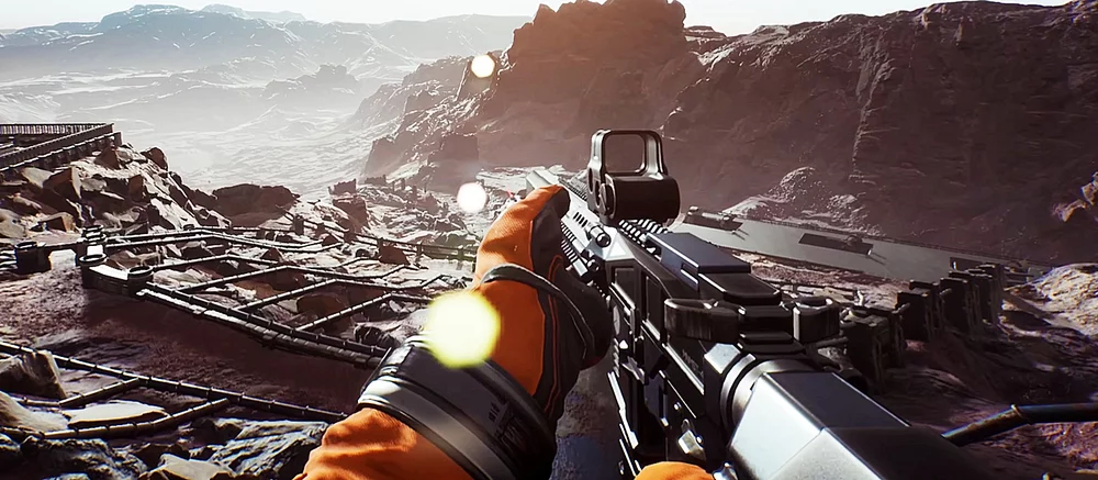 Вышел геймплей нового космического шутера с управляемым транспортом, в котором игрок сможет побывать в разных мирах