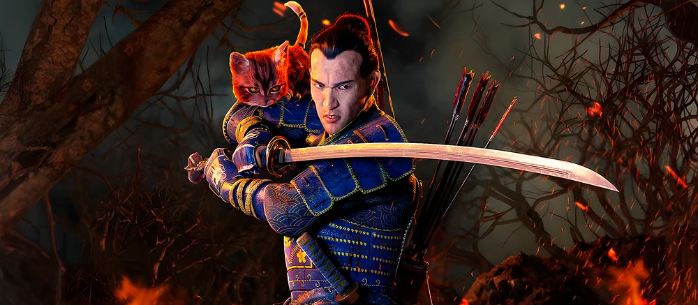 Вышел геймплей нового самурайского экшена, который выглядит как 2D-версия Dark Souls, но про Японию и с котиком