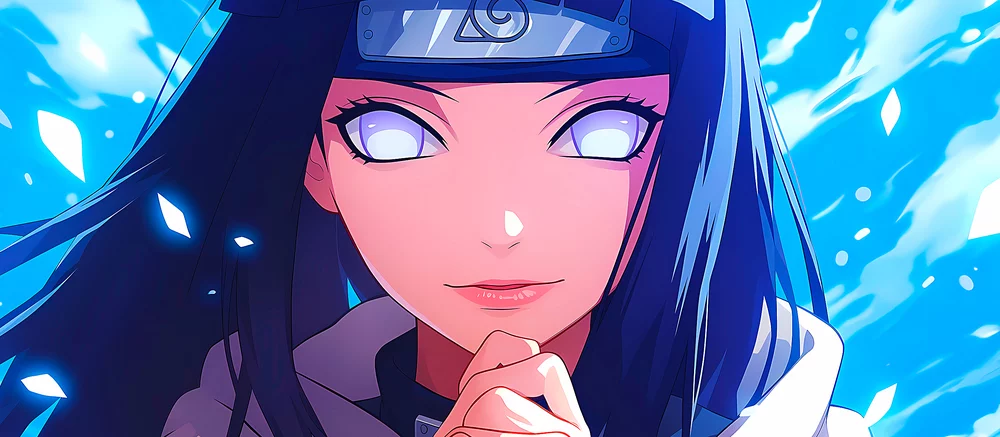 Художник создал 3D-версию Хинаты из «Наруто» и показал ее с разных сторон