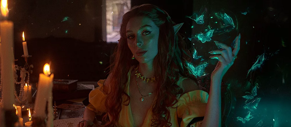 Модель показала косплей в образе непопулярной чародейки из «Ведьмака»