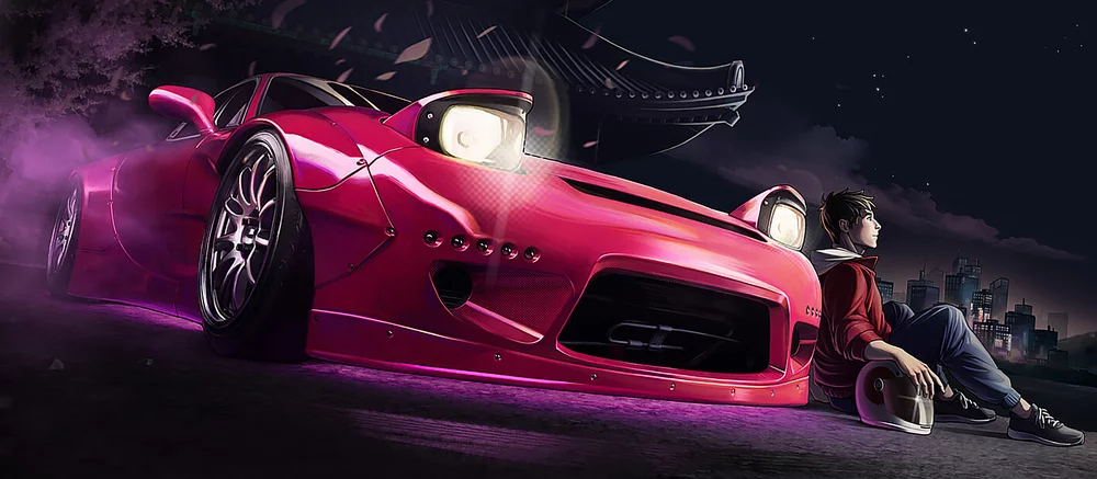 Вышел трейлер гонки с открытым миром и тюнингом машин про Японию