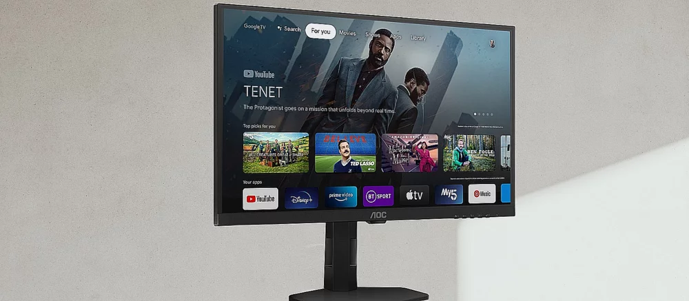 AOC представила 27-дюймовый монитор с Google TV за $299, который может работать без ПК