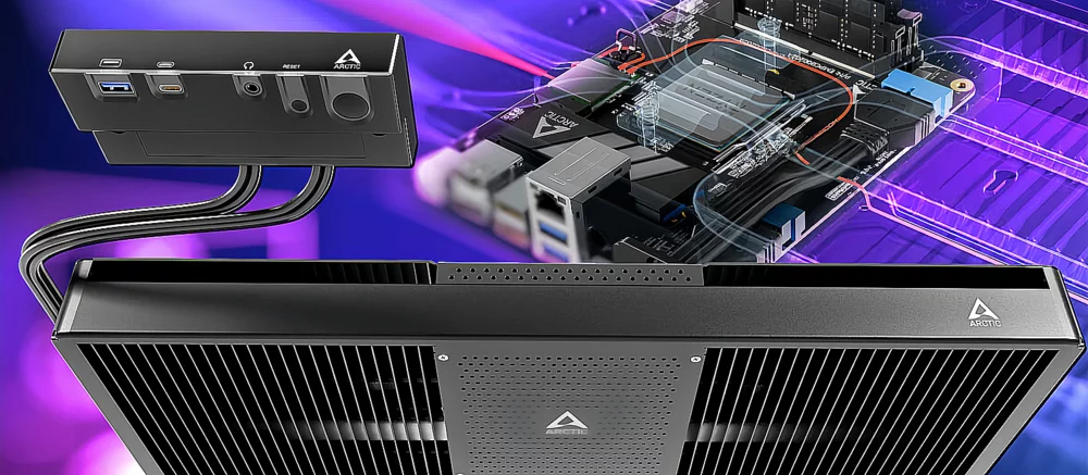 Arctic представила бесшумный ПК Senza с радиатором вместо корпуса