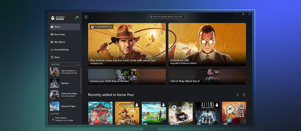 Microsoft превращает Xbox App в главный хаб для всех игр на ПК