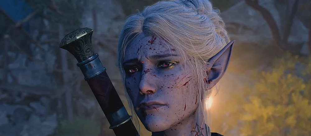 Модель попозировала в нижнем белье в образе Минтары из Baldur's Gate 3