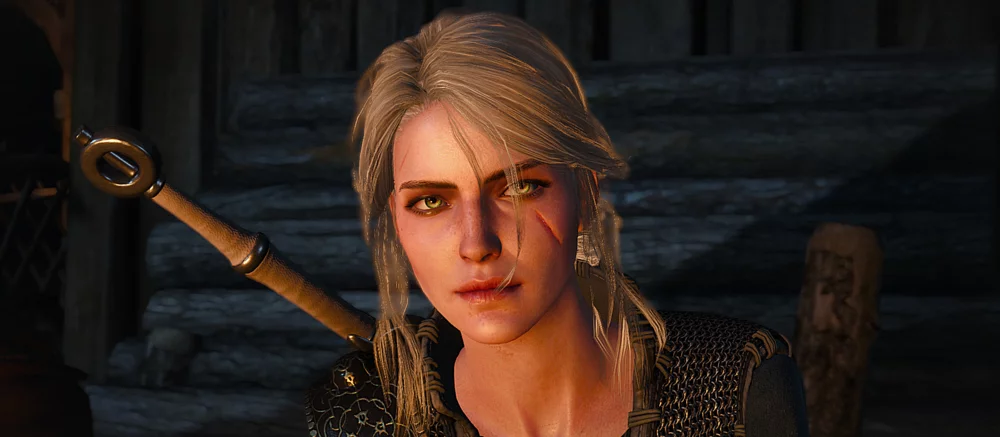 Показана гипердетализированная фигурка Цири из The Witcher 3 с настоящим мечом, волосами и одеждой