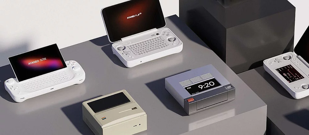 Представлены складные приставки AyaNeo Flip и мини-ПК Retro AM02