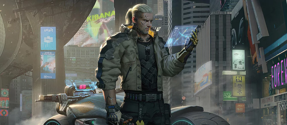 В файлах The Witcher 3 нашли описание квеста, где Геральт попадает в Найт-Сити из Cyberpunk 2077