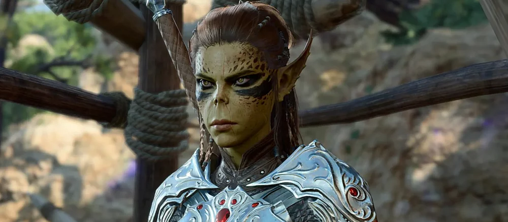 Авторы Baldur's Gate 3 показали мемы с героями игры, сделанные в фоторежиме. Лаэзель научили сидеть «по-славянски»