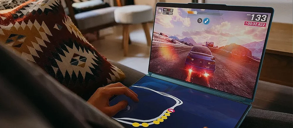 Lenovo презентовала ноутбуки с уникальными экранами и сенсорной панелью