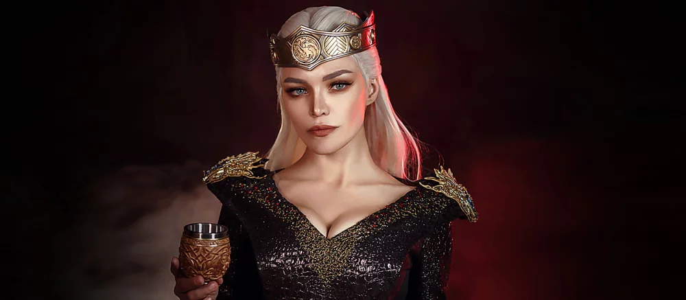Косплеерша раздела Рейениру из сериала «Дом Дракона»