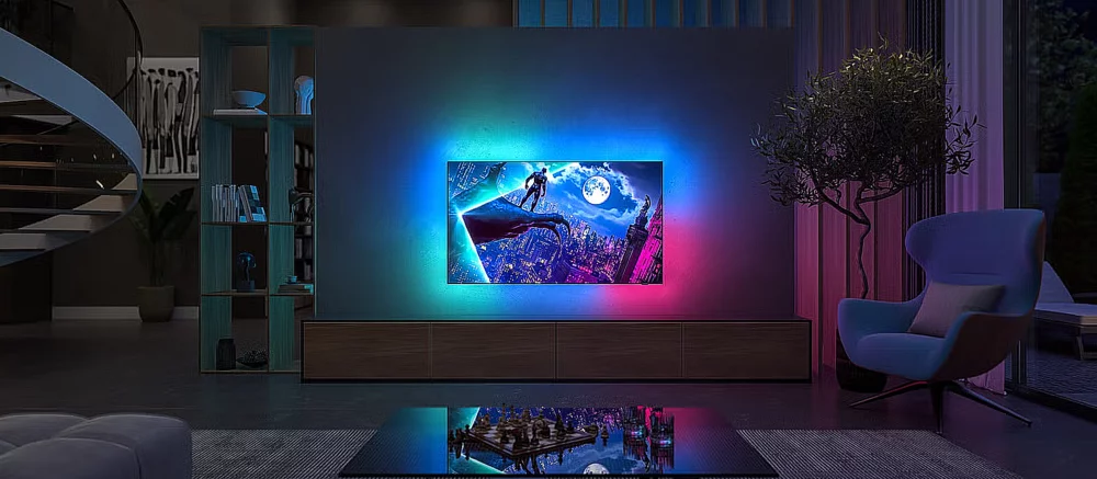 Philips представила телевизор для гейминга с рекордной яркостью и AI-оптимизацией