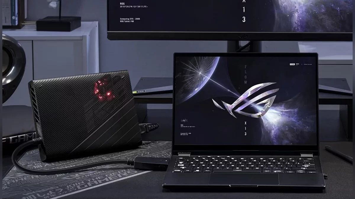 ASUS introduced an external graphics card with Thunderbolt 5 based on the RTX 50 series ASUS introduced an external graphics card with Thunderbolt 5 based on the RTX 50 series
