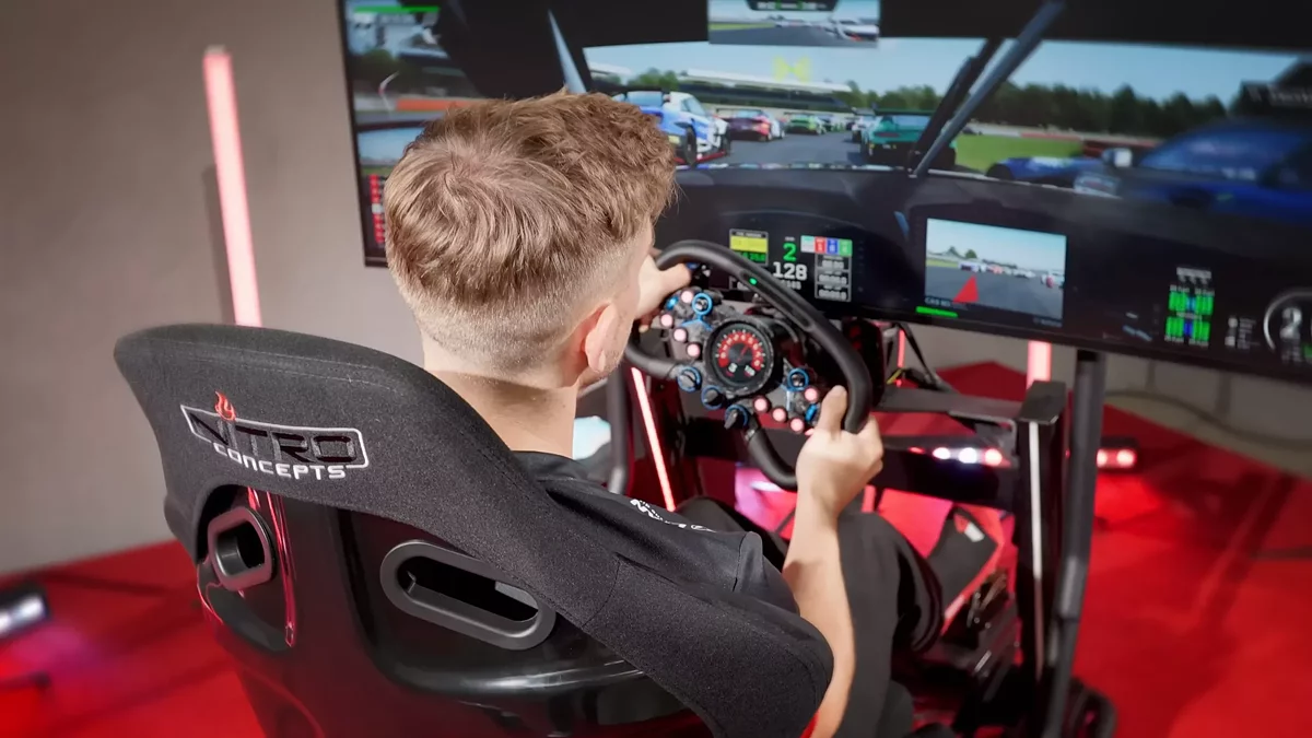 Modular seat from Nitro Concepts can make racing simulators more realistic
