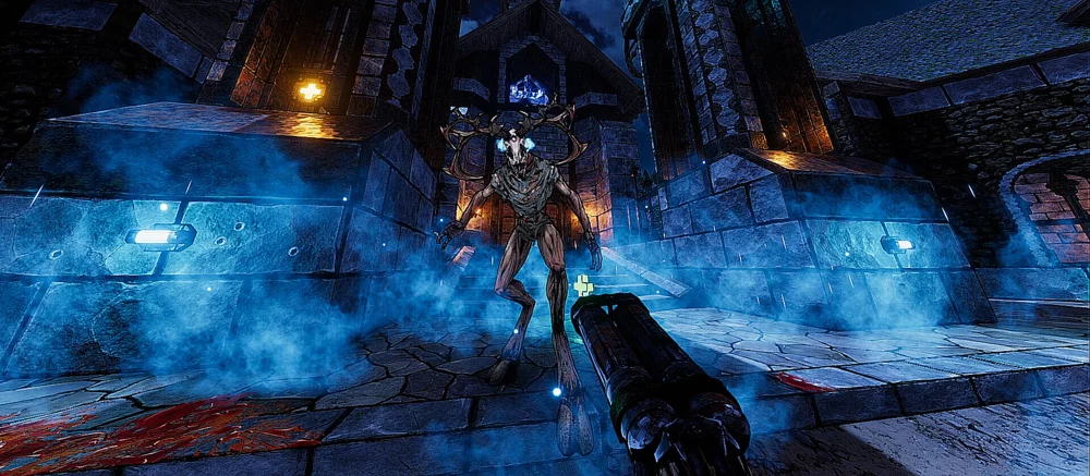 Вышел олдскульный экшен шутер в стиле DOOM