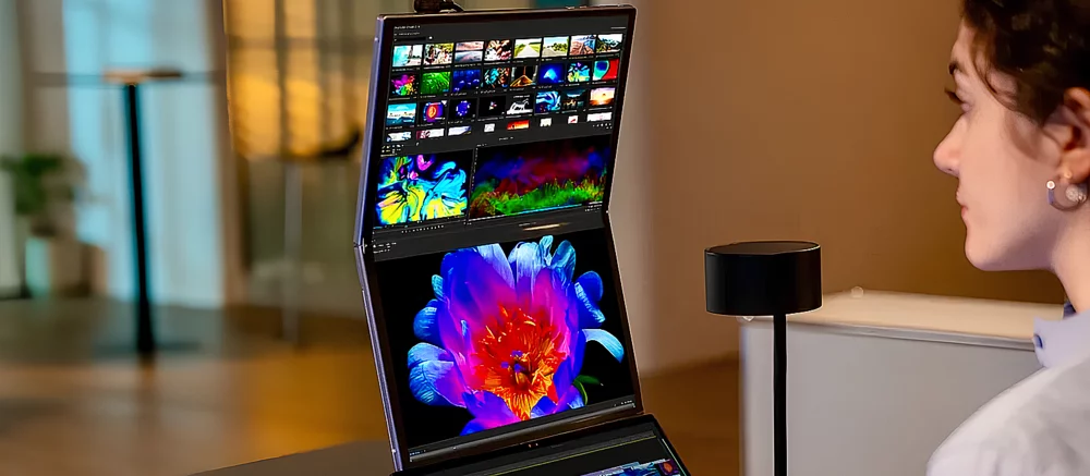 ASUS представила монитор ZenScreen Duo OLED — два экрана в одном компактном корпусе