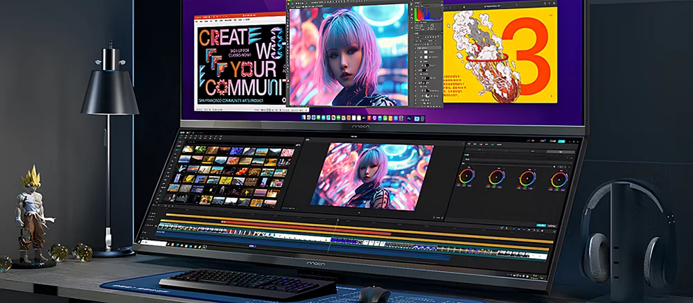 Innocn представляет монитор с двумя дисплеями и ПК в комплекте