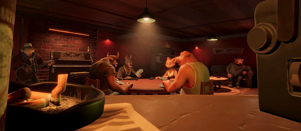 На Android можно бесплатно скачать онлайн-экшен Liar's Bar — лауреата The Steam Awards 2024