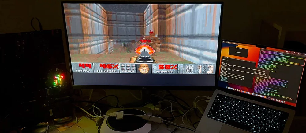 Оказывается DOOM можно запустить даже на HDMI-адаптере Apple